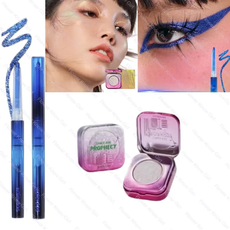 Kaleidos Chameleon Face Eye แต่งหน้าชุดเจลอายไลเนอร์ดินสอ Chameleon อายแชโดว์ Highlighter Chrome Glitter Diamond Powder — image 16