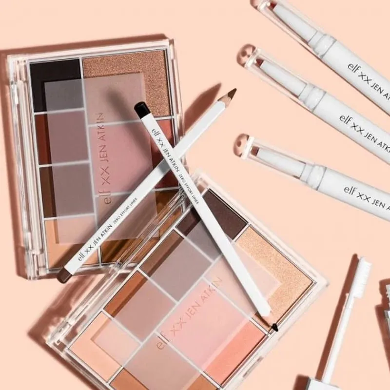 Elf Celebrity Limited Co-branded Double-ended Smooth Lip Liner Peptide Lipstick Lip Balm Liquid Blush Let-at påføre Blush Stick