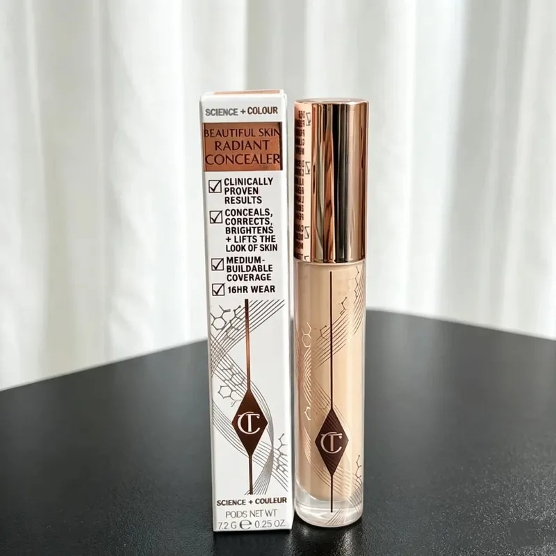 Charlotte Tilbury Starlight Powder Compact og Concealer Medium til fuld dækning Oplysende Vandtæt Hydrating Dewy Finish — image 17