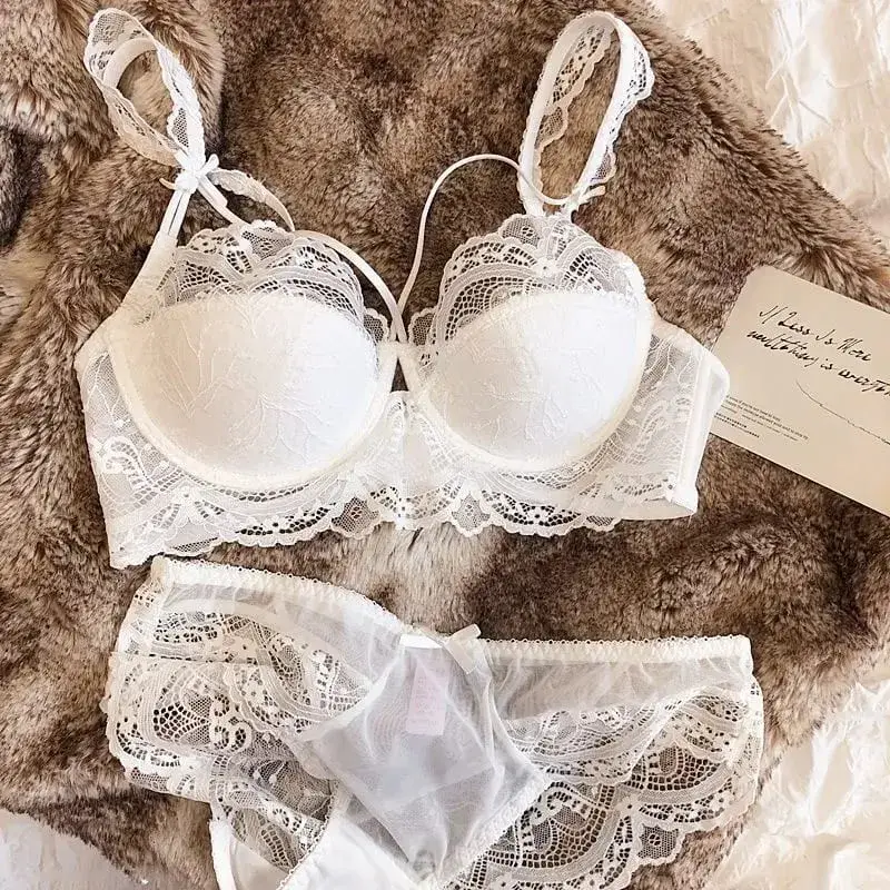 Bralette Renda Dapat Disesuaikan untuk Set Bra Dada Kecil Tali Dapat Dilepas & Bantalan Tipis Kawat Lembut Nyaman Pakaian Dalam Anak Perempuan Muslim — image 4