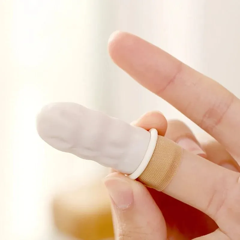 100PCS Disposable Finger Sleeves Clitoris Stimulate Penis Sleeve G Point Massage Reusable Condom Sex Toys For Woman Men Gay — image 3