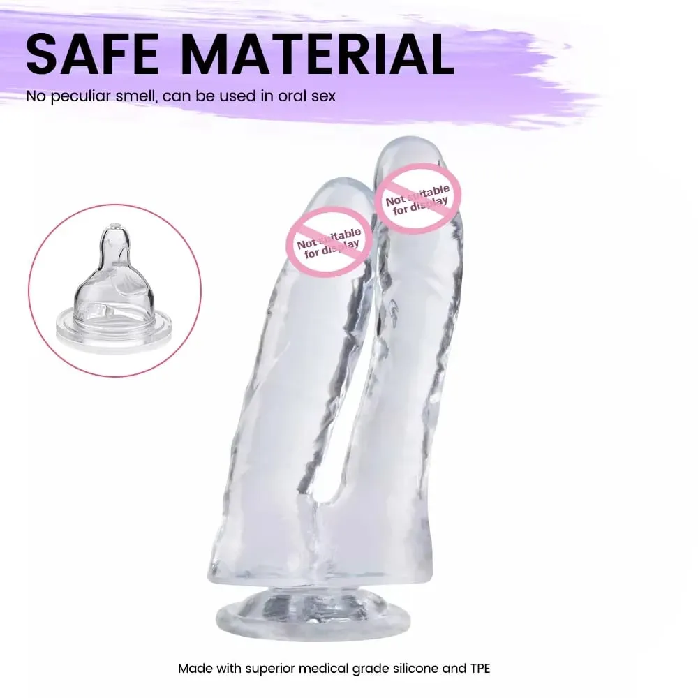 Doppelenddildo, Sexmaschine, realistischer Dildo mit Saugnapf, G-Punkt, Orgasmus, Analplug, Sexspielzeug für Frauen, JoinJJtoy — image 5