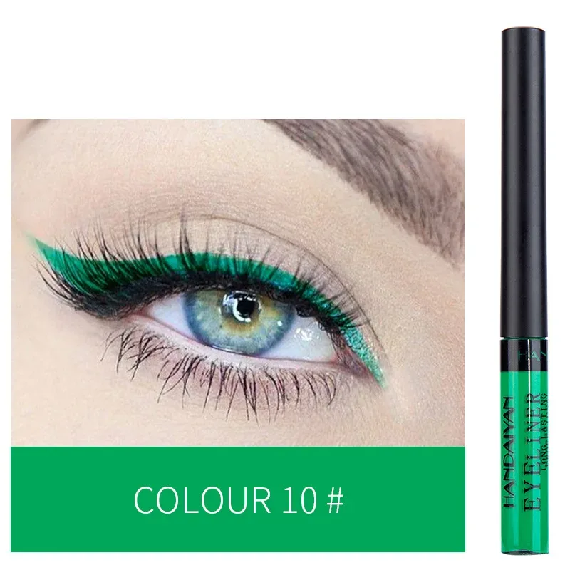 UV Light Neon Eyeliner Pen Eyes Makeup Red Waterproof Liquid Color Eye Liner Pencil Make Up Cosmetics Yellow Matte Purple Pen — image 17