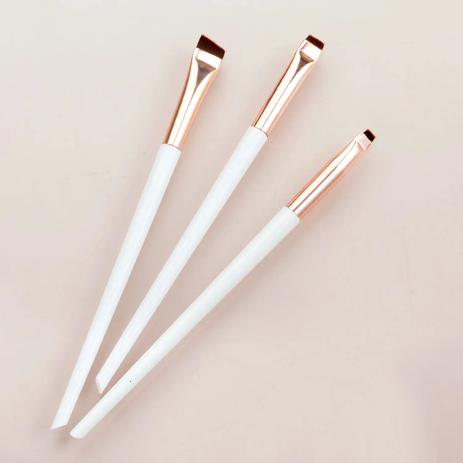 3pcs/set Berus Celak Bilah Berus Kening Mudah Alih Pelapik Mata Halus Rata Kontur Alis Berus Mekap Alat Solekan — image 6
