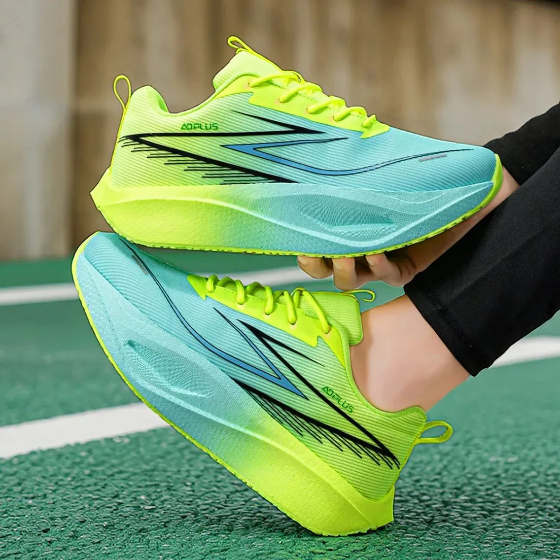 Scarpe da corsa da uomo Sneakers da maratona con piastra in carbonio Scarpe sportive da atletica leggere e traspiranti Scarpe da passeggio comode da donna — image 5