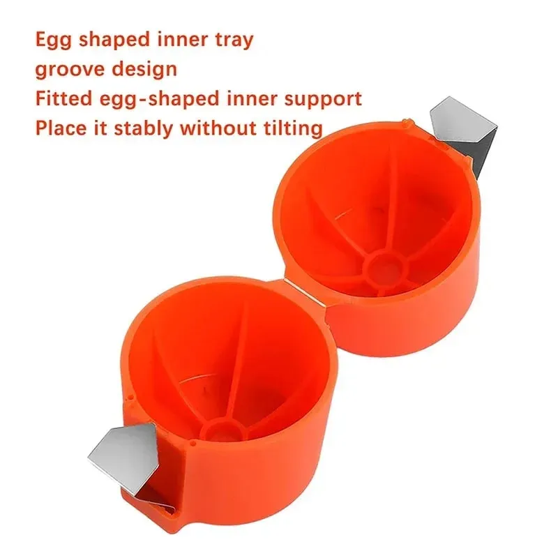 Stainless Steel Eggshell Separator Convenient Opening Eggshells Egg Peeler Kitchen And Home Use Auxiliary Tool For Peeling — image 5
