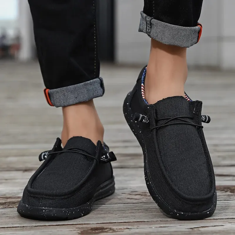 Plus Size Men's Solid Color Breathable Slip On Classic Loafer Shoes Comfy Casual Durable Lightweight Walking Shoes — image 5