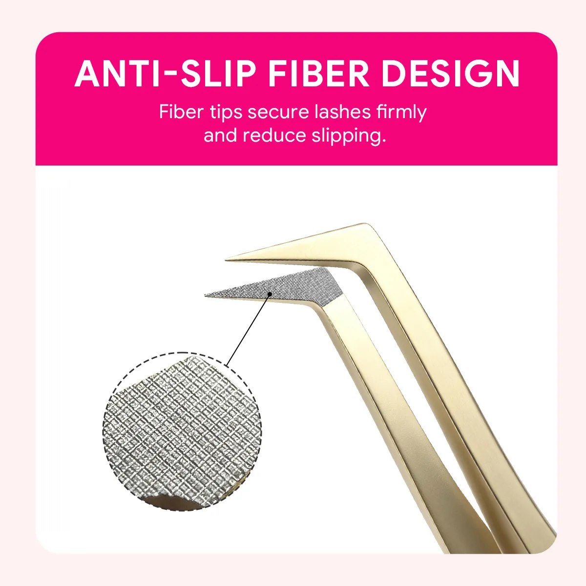 Applicateur de cils de précision, pincettes pour extensions de cils, cluster de faux-cils, outil de maquillage de Salon en acier inoxydable — image 2