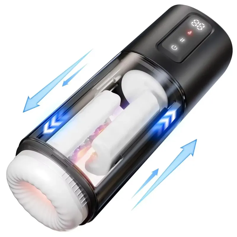 Automatische Stak Mannelijke Masturbator Wrijven Masturbatie Zuigen Pijpbeurt Machine Pocket Kut Volwassenen Speeltjes voor Mannen masturbat — image 10