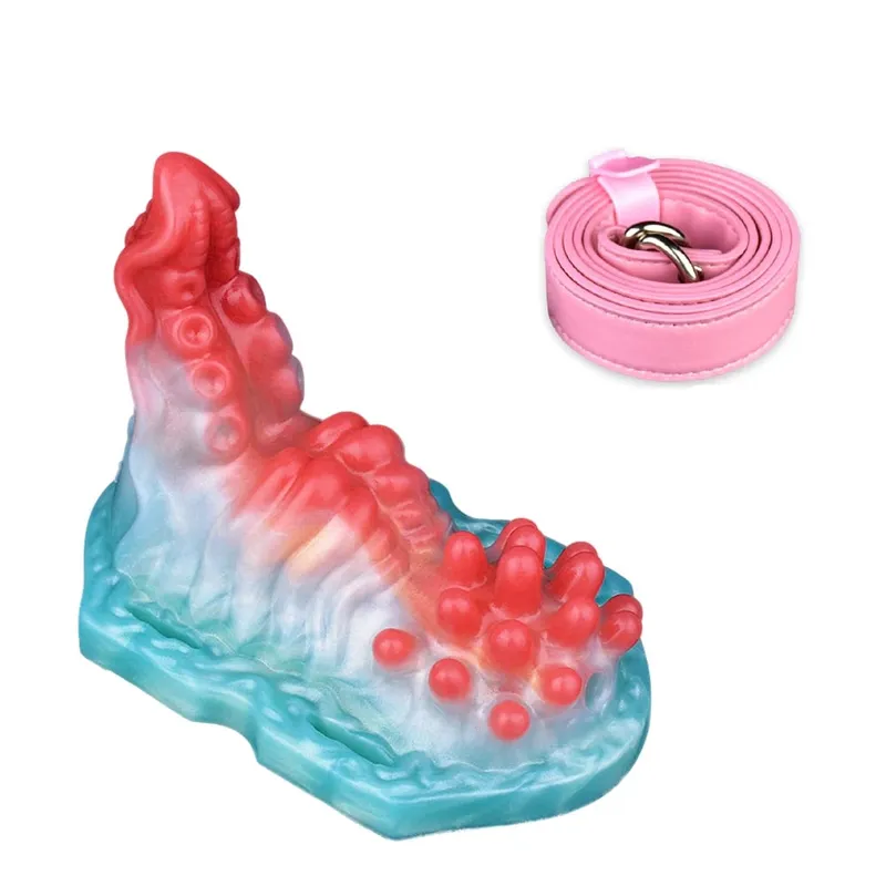 Broyeur sexuel en Silicone, contrôle sans fil, poulpe/granulés, Strapon, bosse, Friction, Vibration, Massage, Masturbation féminine — image 16