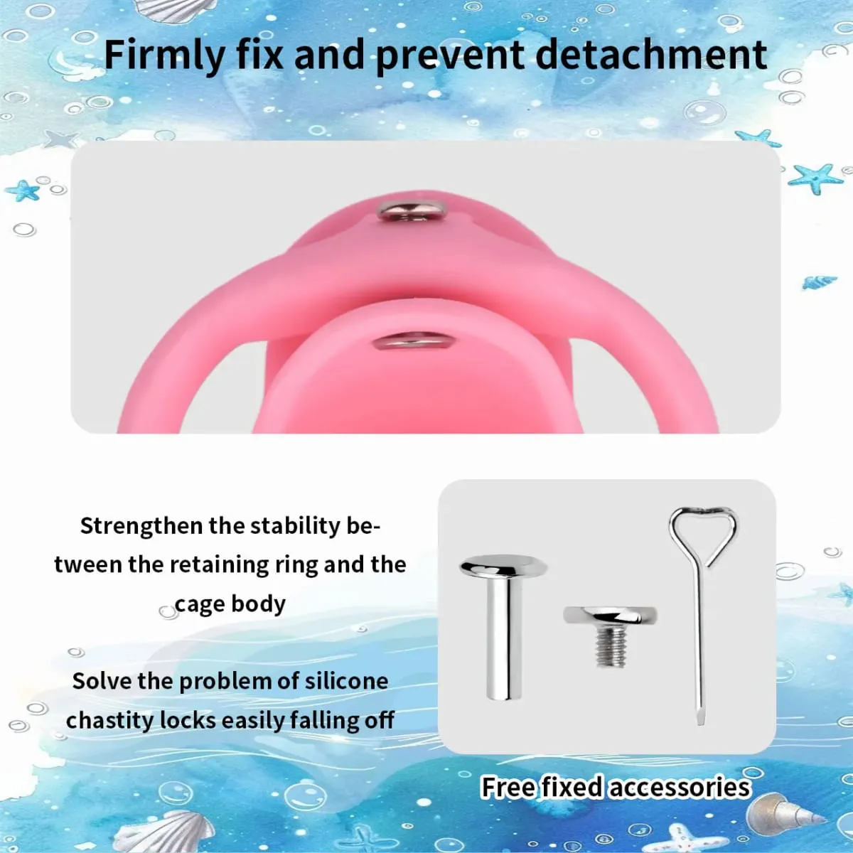 Cage à pénis en Silicone pour homme, ceinture de chasteté, gode, serrure Anti-fuite, jouets sexuels pour hommes, accessoires érotiques — image 4