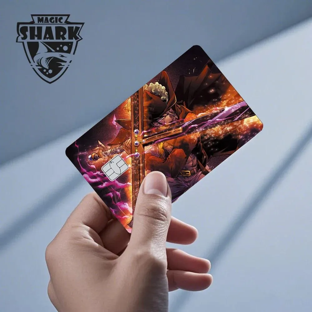 Hot Sale Maigc Shark Anime Chopper Luffy Nami Waterproof Front Side Sticker Film Skin for Credit Debit Card — image 5