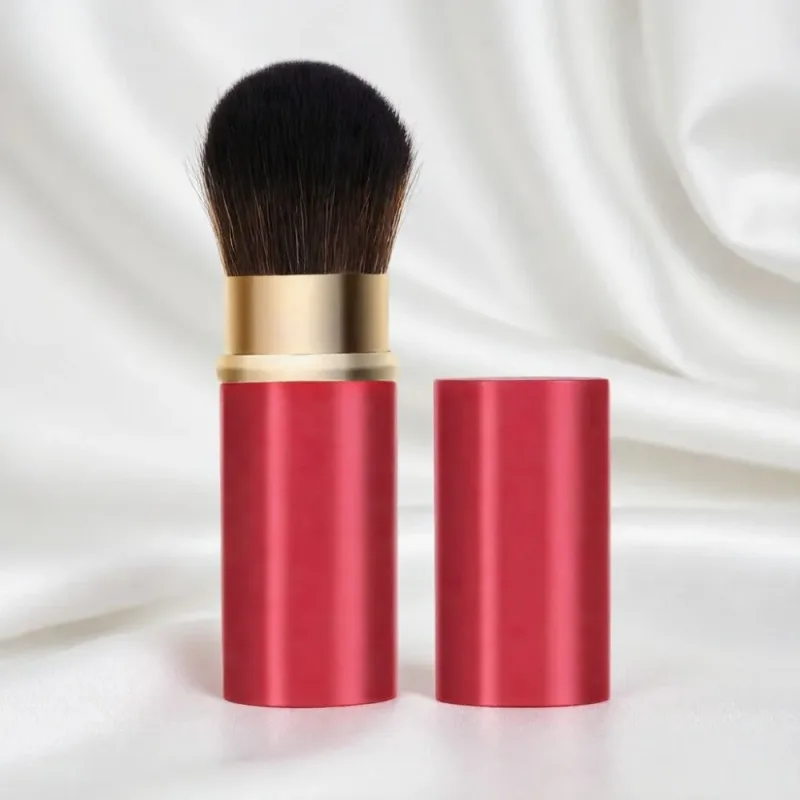 Travel Portable Makeup Brush Set with Storage Bag Blush Foundation Brush Cosmetic Brushes for On-the-Go Beauty Essentials