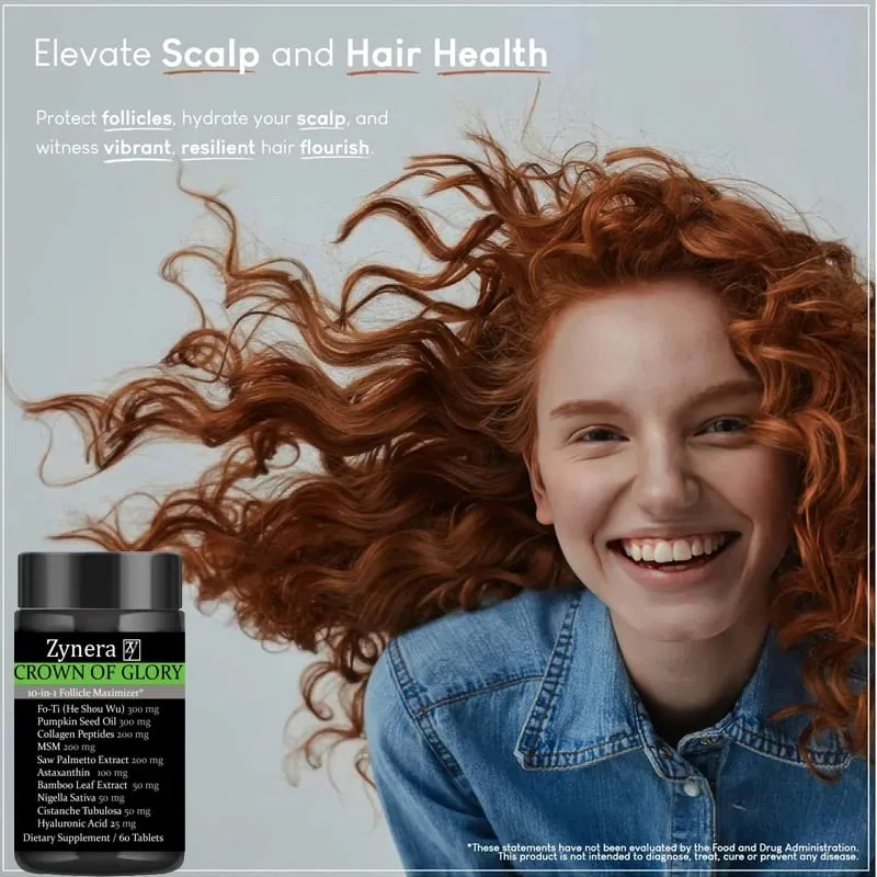 Hair Growth Tablets Multivitamin Supplement with Biotin for Joint Skin Nail Immune Repair Beauty Health Capsules for Men Women