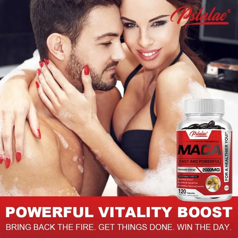 Maca Root Capsules for Men and Women To Maximize Vitality and Performance Made with Black Maca Red Maca and Yellow Maca Powders — image 4