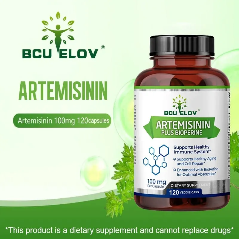 Yüksek Emilim Artemisinin 100 Mg Besin Emilimini Maksimuma Çıkarır Hücresel Onarımı ve Bağışıklık Güçlendirmeyi Destekler 120 Kapsül — image 2