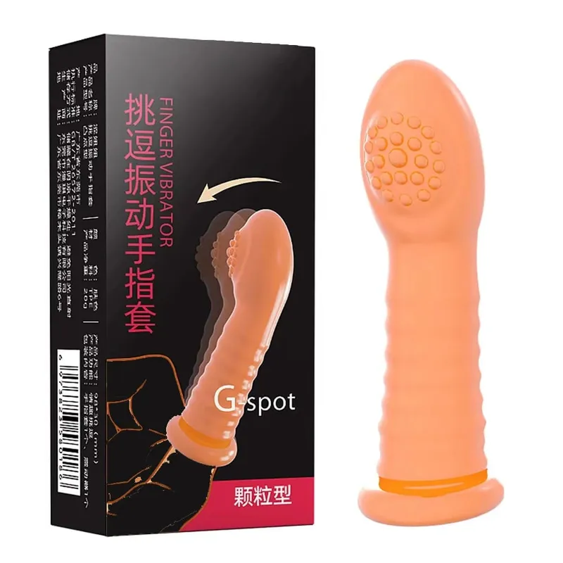 Finger Vibratoren Orgasmus G-punkt Klitoris Vaginal Massage Stimulator Masturbator Erotische Vibrierende Finger Hülse Sex Spielzeug Für Frauen