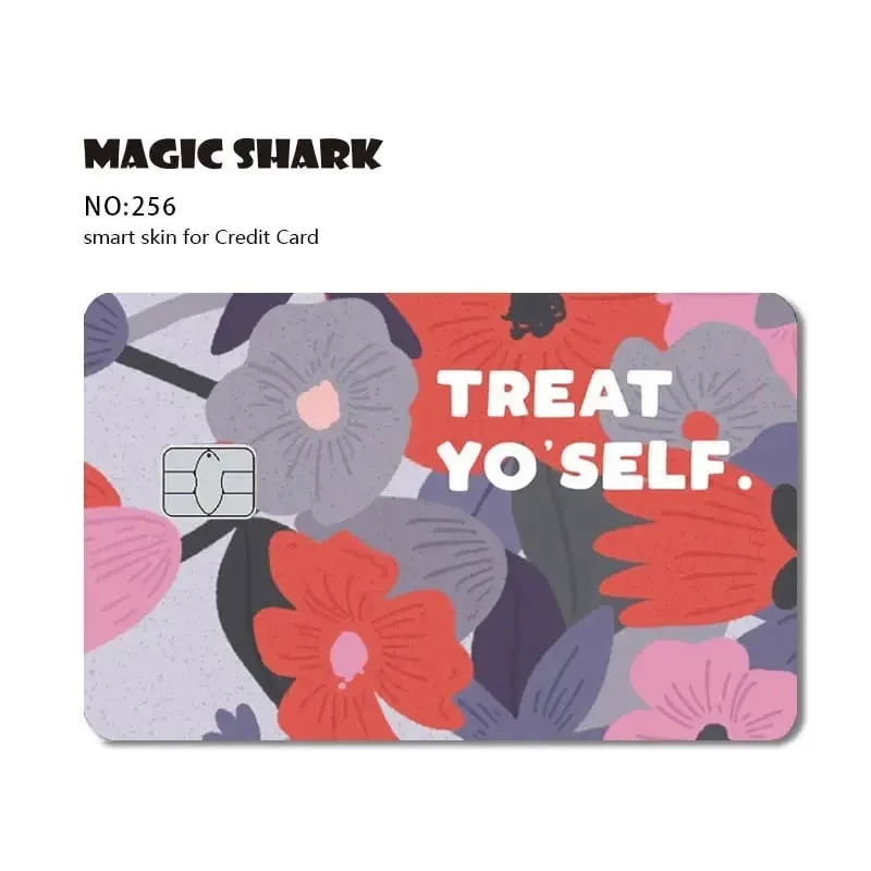 Magic Shark Dog Meme Hunter Snake Stonks 3M 무광택 PVC 전면 스티커 필름 커버 스킨 은행 직불 신용 카드 — image 17