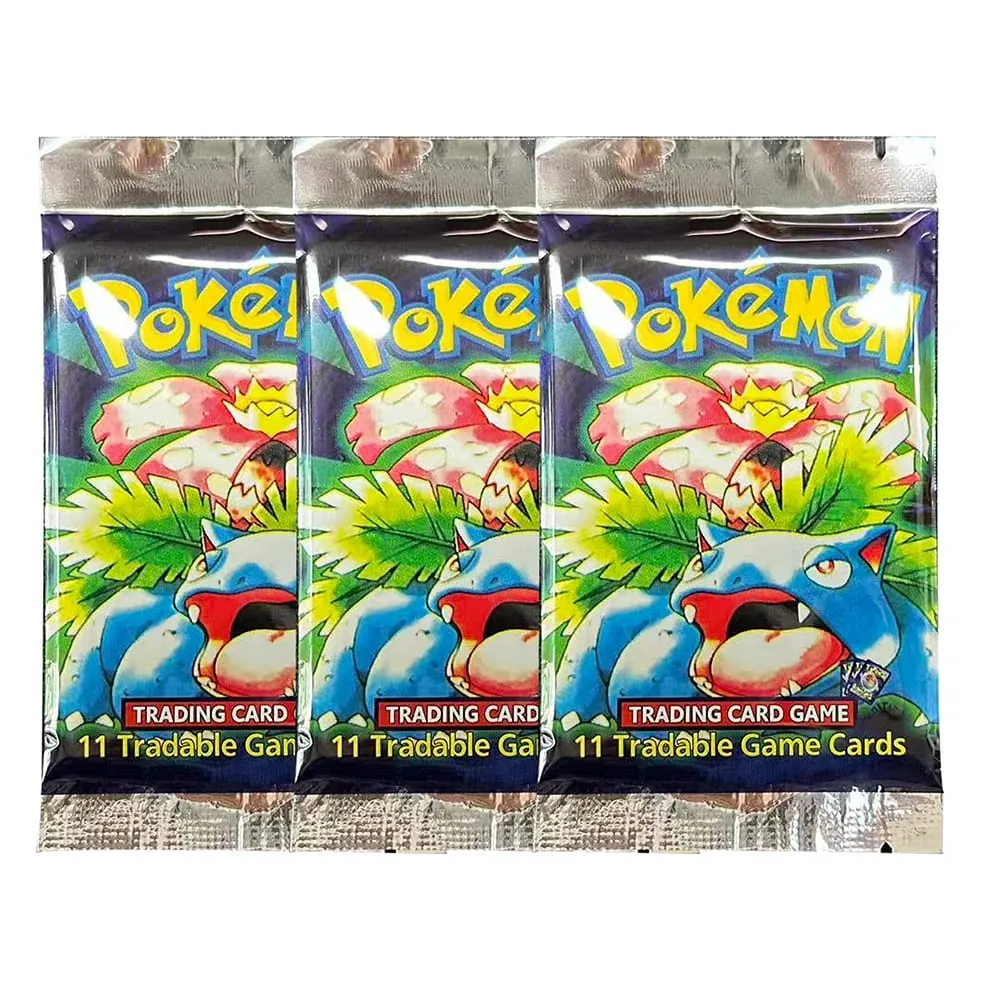 Základní sada 1. edice Shadowless Booster Box Karty pokémonů PTCG Proxy Classic Anime Collection Card 1 Set 36 balíčků 1 Pack/11 Card — image 8