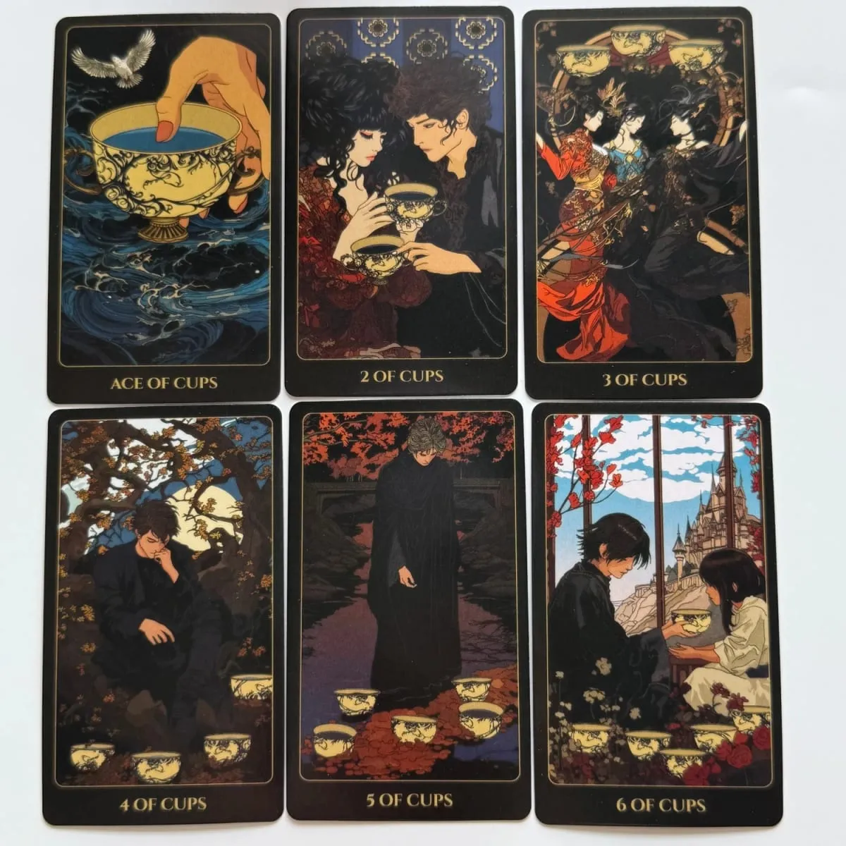 Ukiyo Tarotkarten, englische Visionen, 78 Deck-Brettspiele — image 5