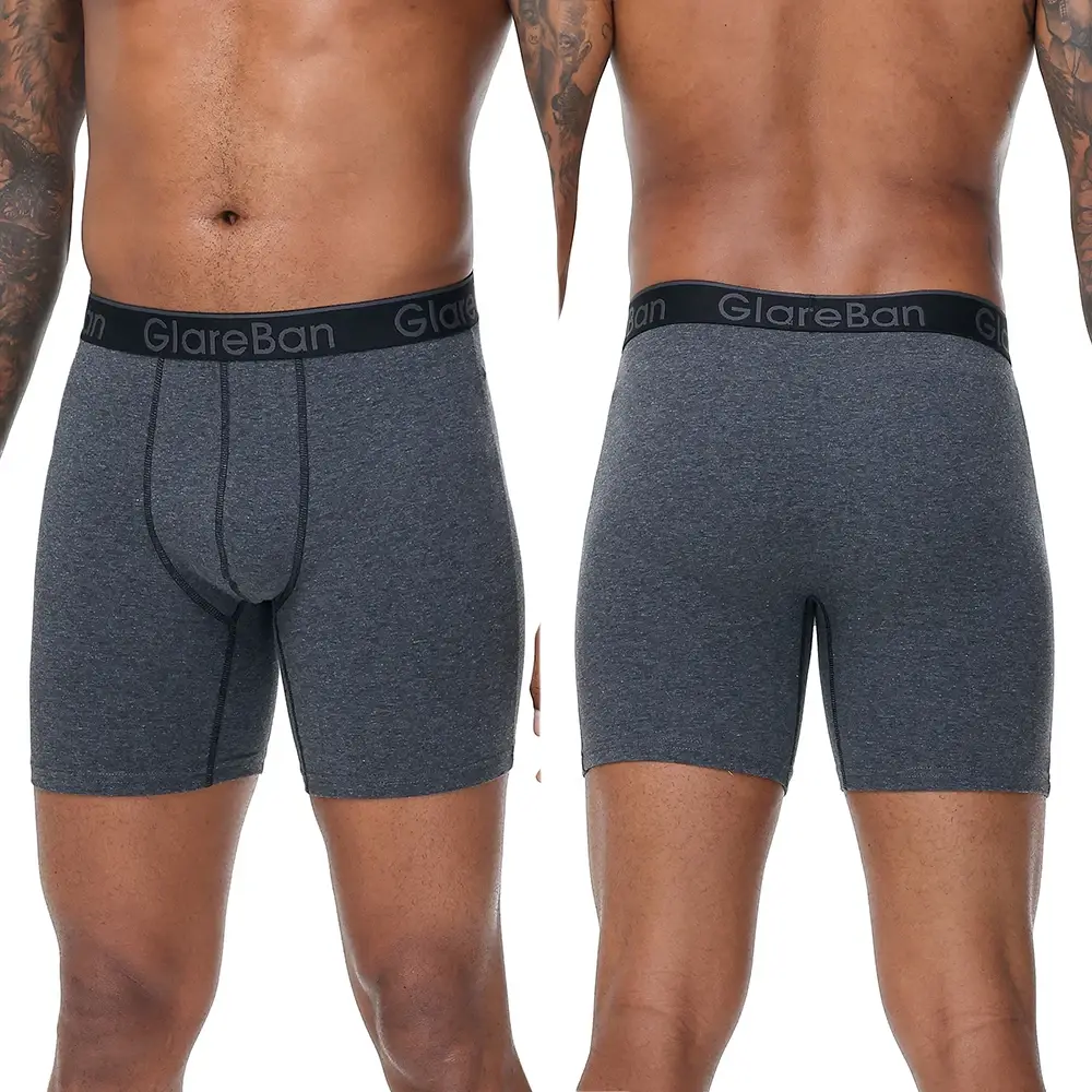 5pc Set Mid-Long Random Cotton Boxer Shorts Men Underwear Male Underpants for Men Boxershorts Slips Soft Panties Brand Briefs — image 6