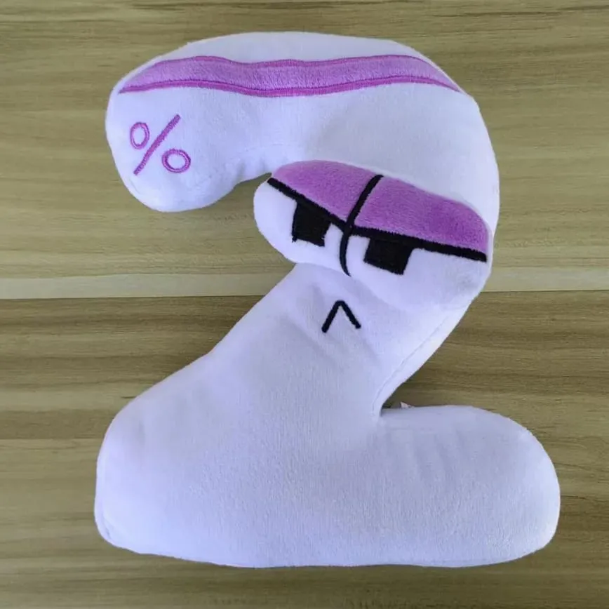 น่ารัก A-Z ตัวอักษรสีแดงหมอน Plush Soft Letter ตุ๊กตาตุ๊กตาเด็กการศึกษาการเรียนรู้ของเล่นของขวัญ — image 36