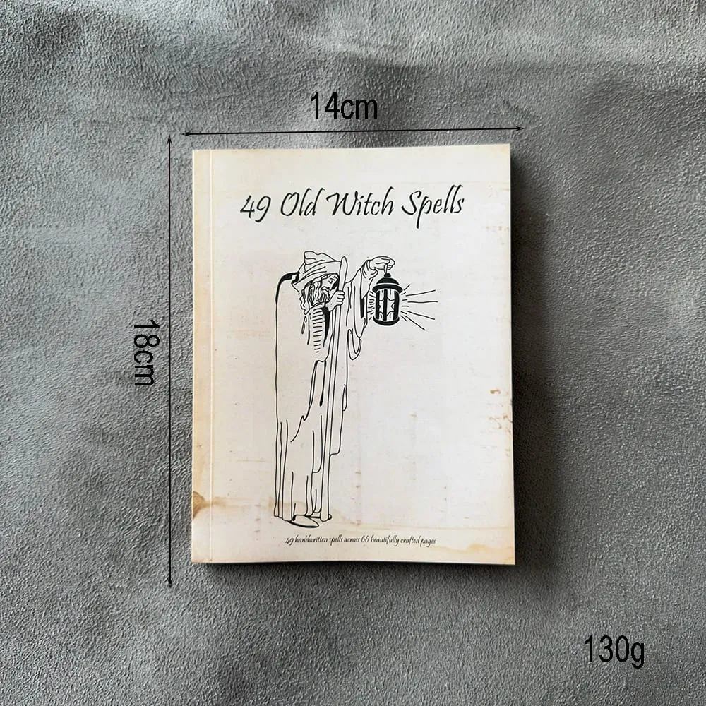 Alte Hexenzauber-Bündel, 49 Zauberkarten, 66 Seiten alte Hexerei, handgeschriebenes Zauberbuch der Schatten oder Grimoire-Zaubertrank — image 5