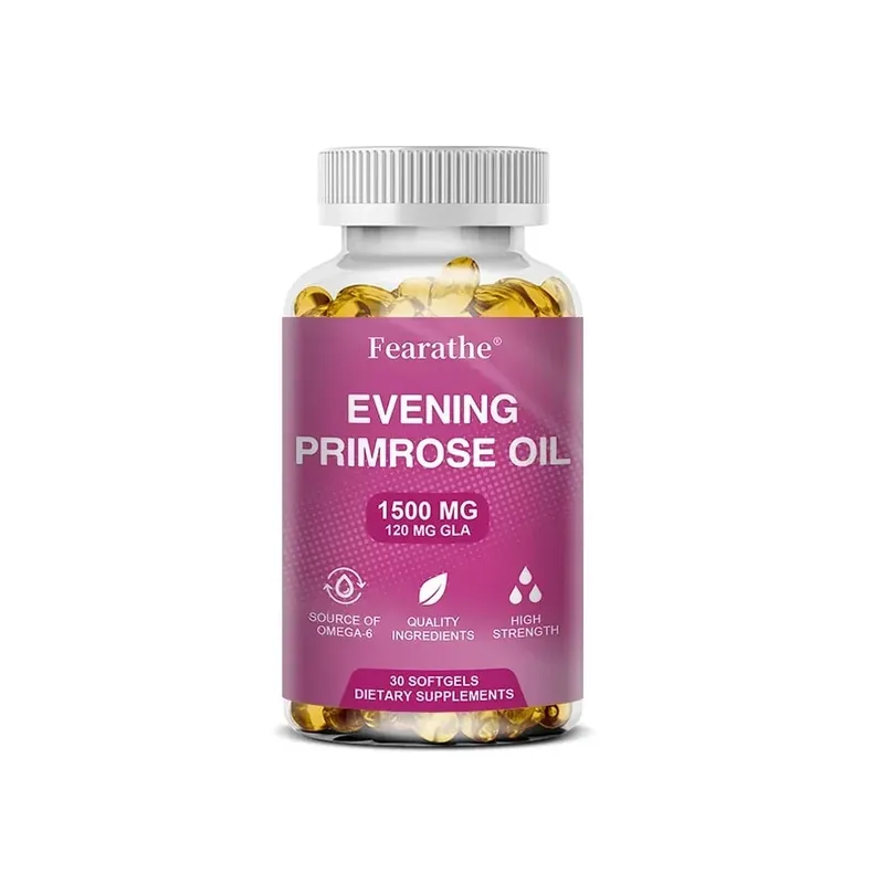 Capsules d'huile d'onagre naturelle, antioxydant, renforce l'immunité, convient aux femmes pour améliorer la santé endocrinienne