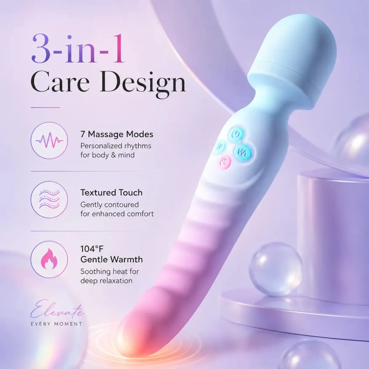 Riscaldamento AV Bacchetta Vibratore per Le Donne G-Spot Stimolatore Clitoride Capezzoli Vagina Massaggiatore Bacchetta Magica Masturbatore Femminile Giocattoli Adulti Del Sesso — image 4