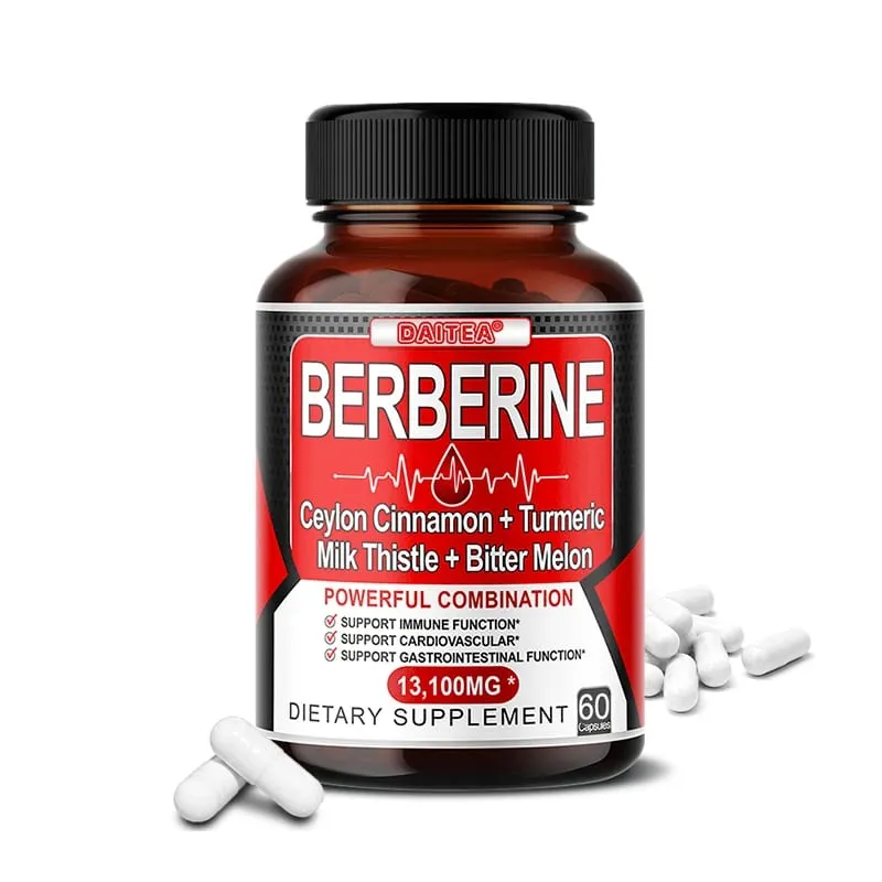 Berberine and Ceylon Cinnamon Capsules-Good for Cardiovascular and Digestive Health Strengthens The Immune System Anti-oxidant — image 9