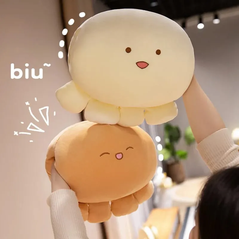 35 ซม.Octopus หมอน Plush ตุ๊กตา Ball Shape สัตว์น้ำมืออุ่นหลุมอุ่นน่ารัก Face Plushie กลับสนับสนุน — image 4
