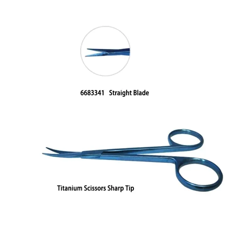 Forbici ad anello rivestite in oro per uso non medico Strumenti di riparazione domestica Hi Eye — image 9