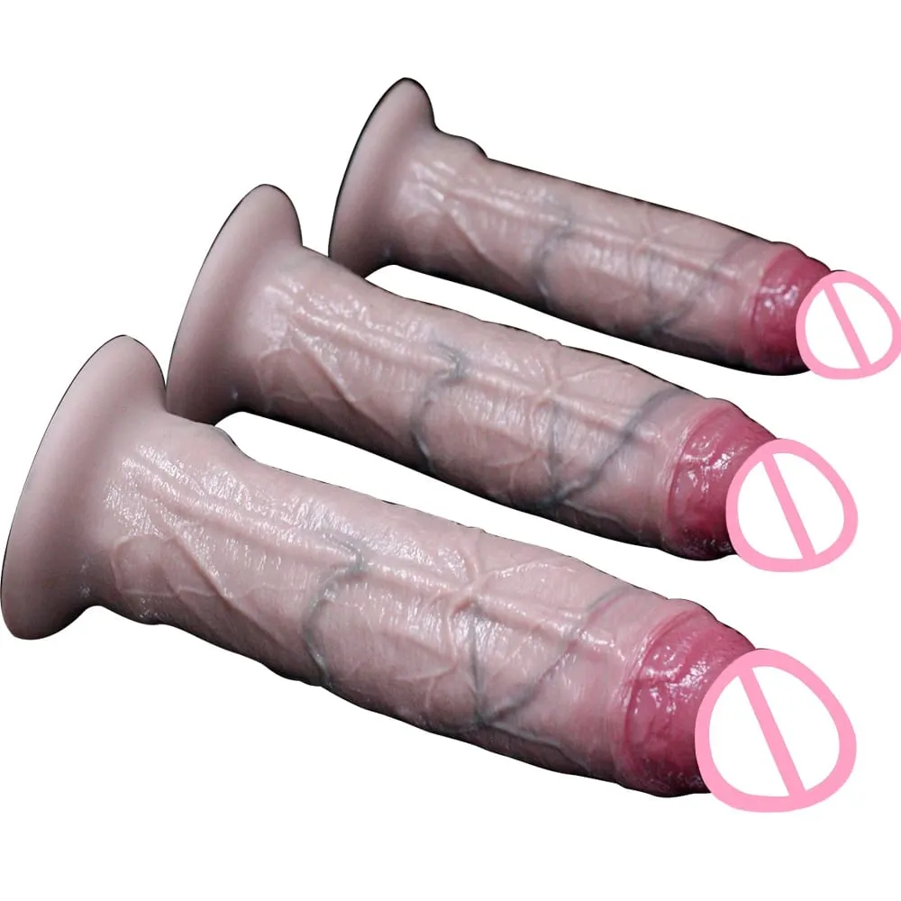ขนาดต่างๆใหญ่Dildos Dickซิลิโคนอวัยวะเพศชายที่มีถ้วยดูดที่แข็งแกร่งสมจริงDildoสำหรับผู้หญิงผู้ชายผู้ใหญ่หมกมุ่นของเล่นทางเพศ — image 1