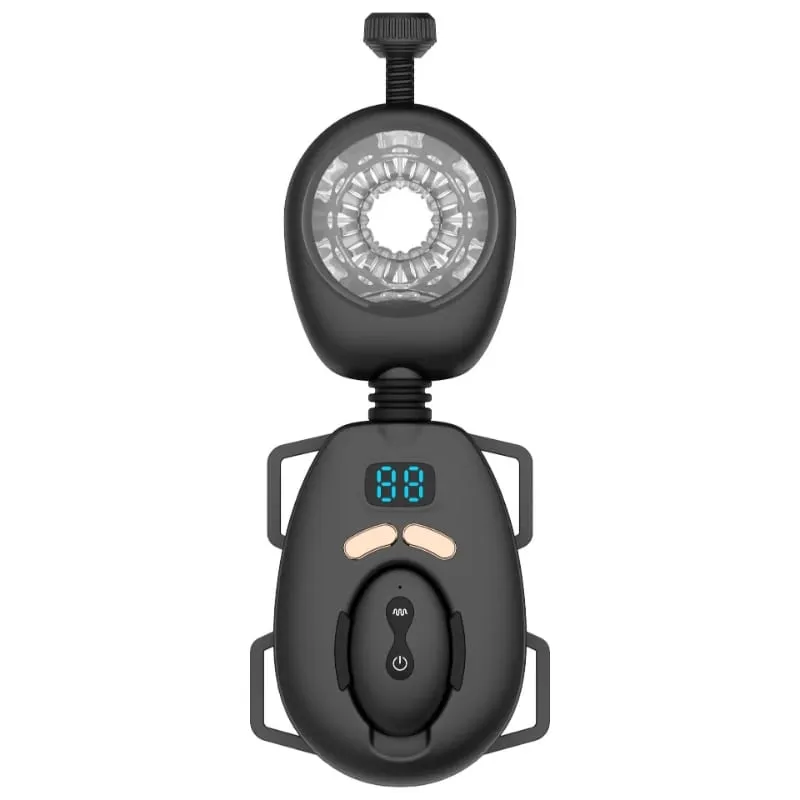 Masturbador masculino de balanço automático, masturbador vibratório de impulso para homens, brinquedo sexual adulto de bolso — image 5