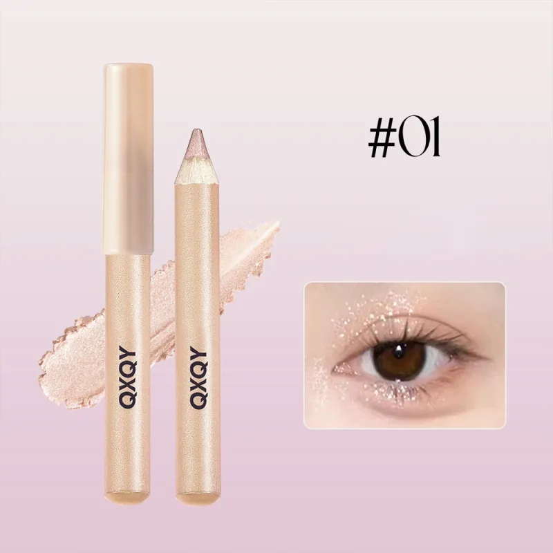 1/2/4 pezzi Shimmer Aegyo Sal Eye Liner Matita Sotto gli occhi Evidenziatore Glitter Rosa Ombretto Nude Champagne Contorno occhi Trucco — image 11