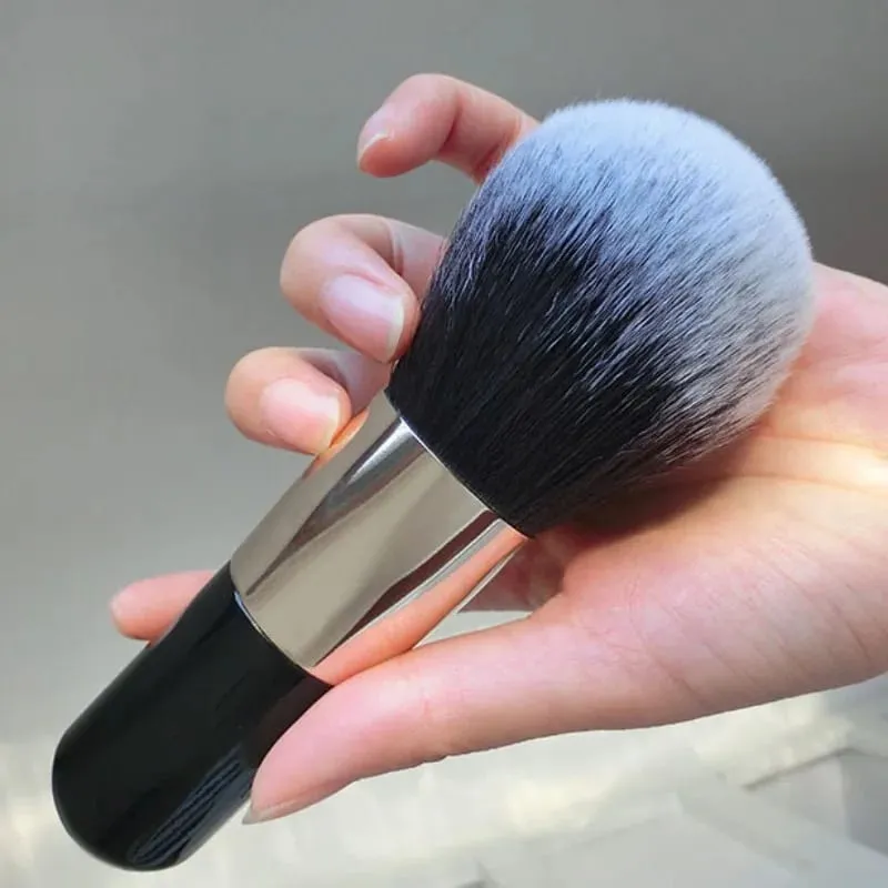 Brush Large Small Fat Pier Foundation Mak-Up Brushes Bb Cream Mushroom Brush No Powder No Mark Foundation MakeUp Brush Black New — image 4