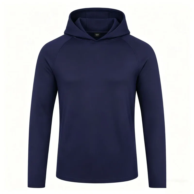 เสื้อแขนยาวผู้ชายHoodiesป้องกันแสงแดดเสื้อQuick Dryเสื้อยืดบุรุษเพาะกายฟิตเนสกล้ามเนื้อSportwear Gymเสื้อผ้า — image 9