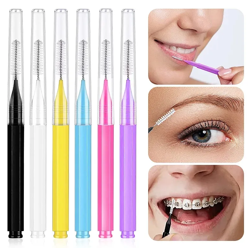 10/20 Pcs Spazzole per sopracciglia Mini Brow Lifting Brush Usa e getta Trucco Strumento per ciglia Dente Pennello interdentale Forniture per estensione ciglia — image 1