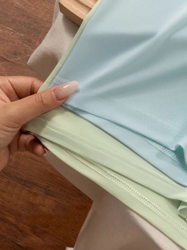 Комплект из 3 летних мужских трусов-боксеров из ледяного шелка, ультра-крутое гладкое однотонное нижнее белье, эластичный пояс с надписью Motion Dynamics — image 5