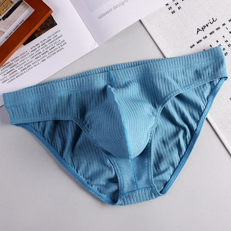 Nuovo Solido 1 pz/3 pz Biancheria Intima di Cotone Uomo Breve Hot Shorts Mens Slip Ropa Interior Hombre Traspirante Taglia M2XL ST-MK56 — image 5