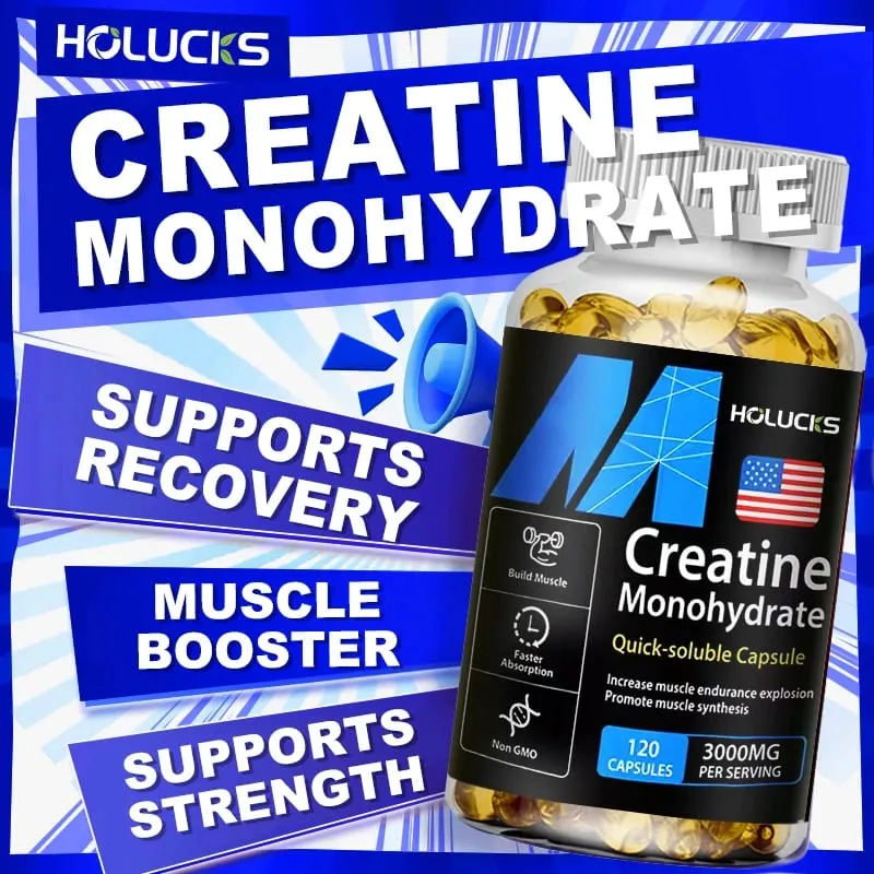 Integratore di creatina ad alta potenza da 3000 mg per l'energia delle cellule cerebrali e muscolari. Aumenta la potenza e le prestazioni fisiche. Non OGM — image 7