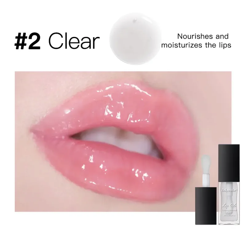 Lipgloss Mirror Lip Glaze Jelly Pout Lip Tint Long Lasting Moisturizing Shine Lipgloss Lip Makeup — image 8