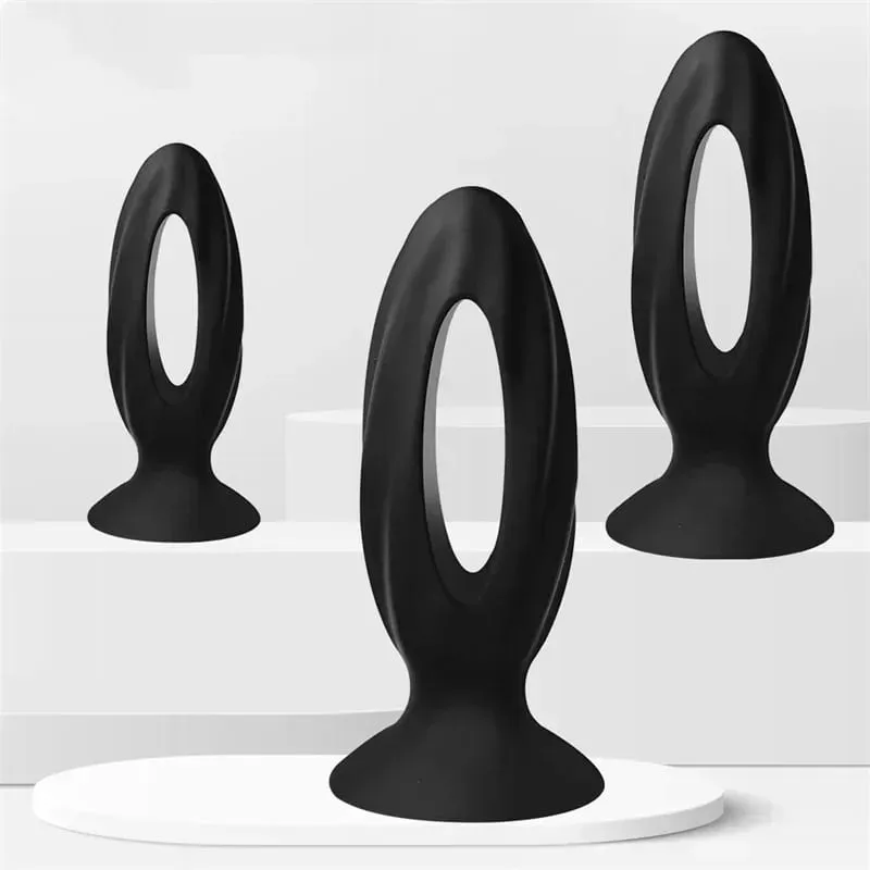 Wearable Silicone Anal Bead Butt Plug Prostate Massage Masturbation Sex Toys for Women Men Gay Adult Games Products 35/45/55 mm — image 3