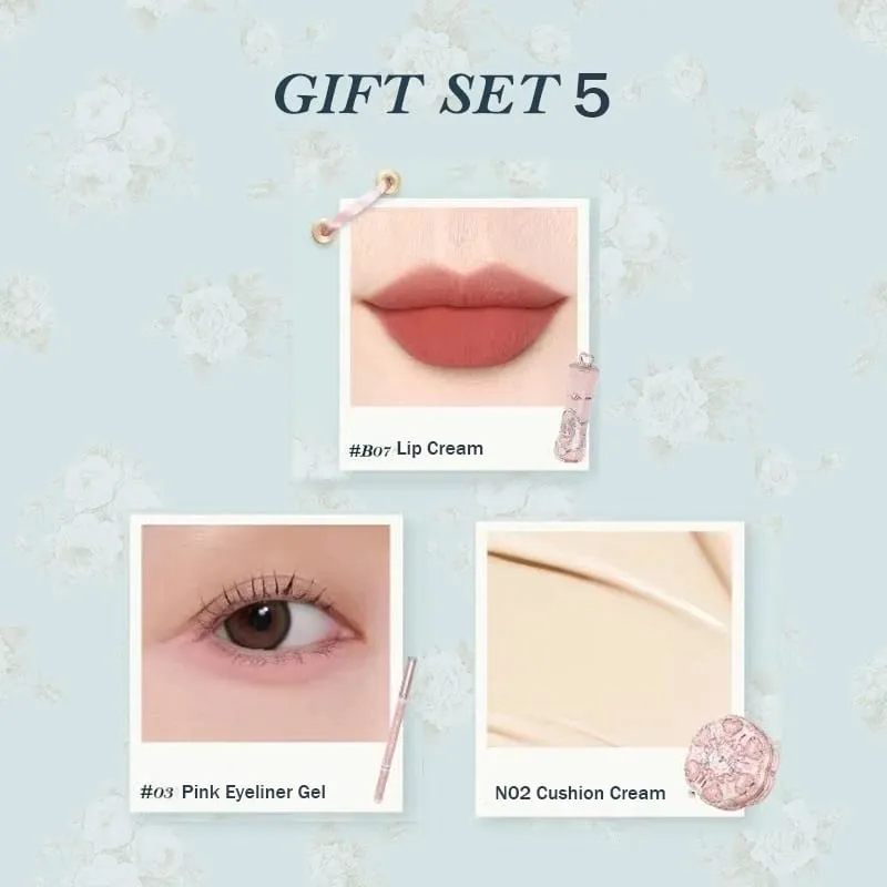Flowers Knows Bunny Garden Collection Gavesæt Makeup Øjenskygge Palette Velvet Matte Lip Stick Lip Cream Blush De Maquillaje — image 10