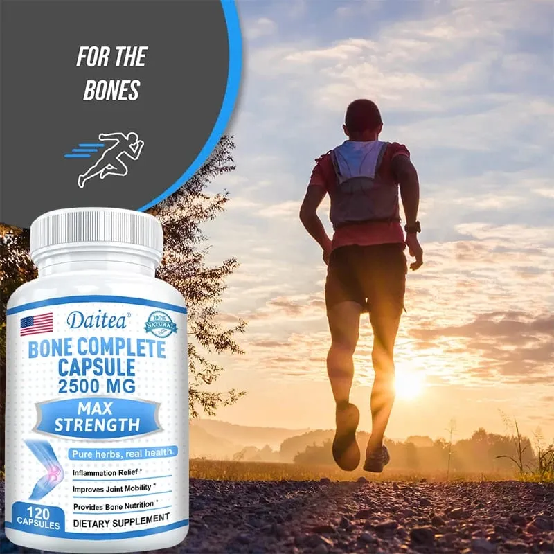 Capsule ossee di collagene Calcio, magnesio e vitamine Supportano la densità ossea Assorbimento del calcio Cartilagine e salute delle articolazioni — image 3
