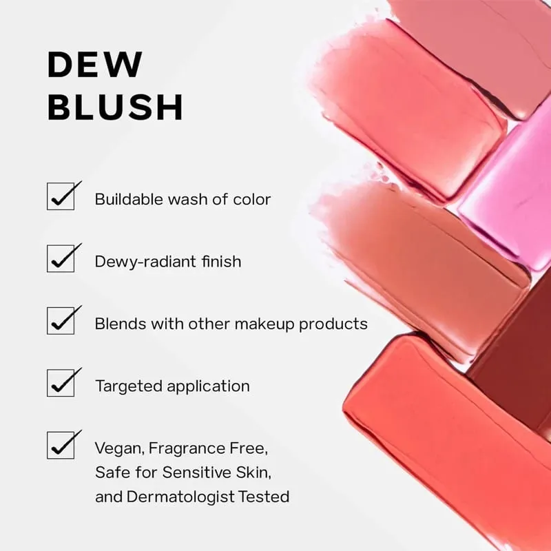 Saie Hydrating Blendable Dewy Liquid Blush CHILLY Opbyggelig lysende multibrug kind Lip Tint Blush til alle følsomme hudtoner — image 3