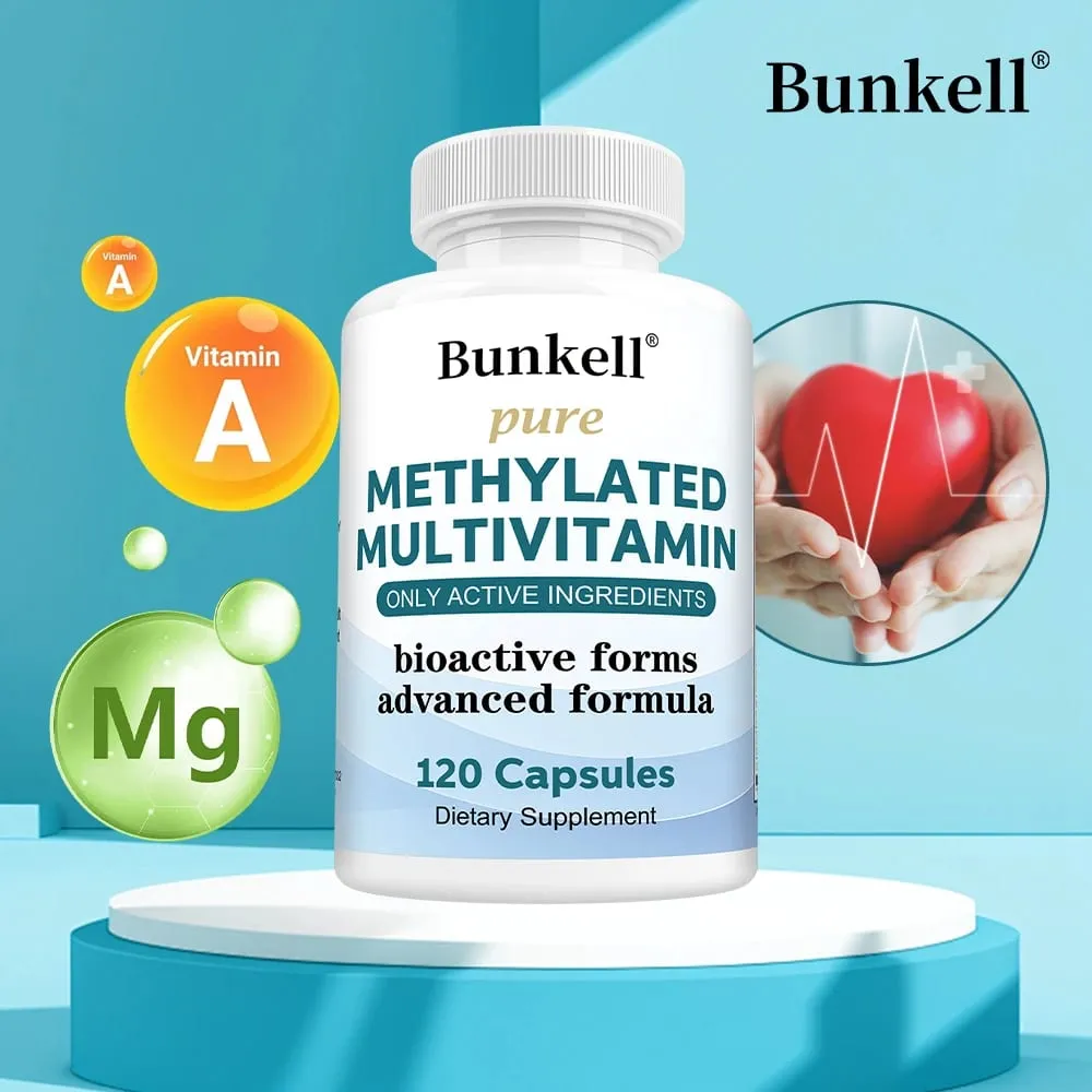Hoog krachtig gemethyleerd multivitaminesupplement met vitamine C D B12 om de energie te ondersteunen en de gezondheid van het hart te behouden — image 1