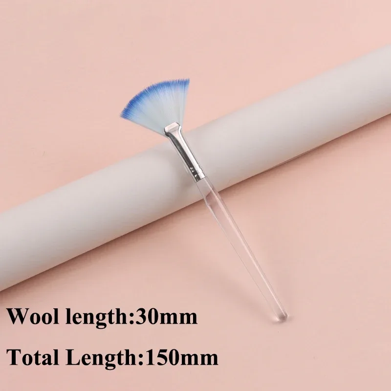 Praktische Gesichtsbürsten, Fächer-Make-up-Pinsel, tragbare Maskenbürste, kosmetische Werkzeuge für Frauen, flexibler weicher Gesichtsmasken-Applikator — image 20