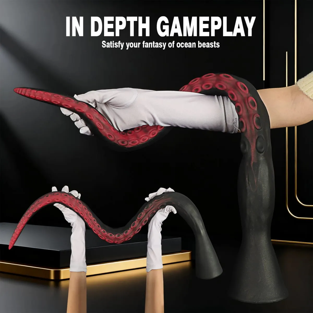 50-100 cm Super Lange Anal Peitsche Octopus Anal Plug Silikon Saugnapf Bdsm Buttplug Dilatdor Anal Xxl Sex spielzeug Frauen Männer Sex Sho — image 3