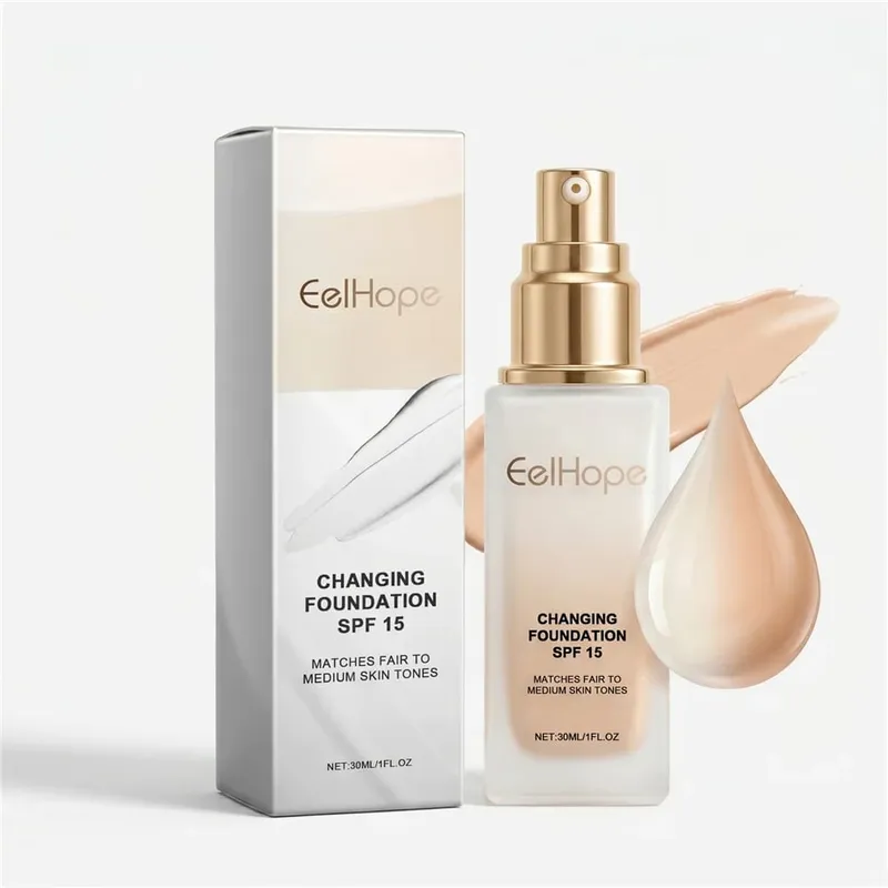 1/2/3pcsSet Solek dengan Bedak Bedak Cecair Pelembap dan Pemerah Wajah Sarung Tanpa Cacat Matte Shading Tint Velvet Finish Daily Cosmetic — image 1